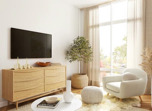 Living room entertainment setup